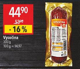 Salám Vysočina Korrekt