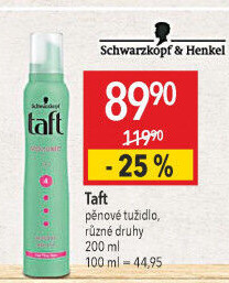 Tužidlo na vlasy Taft Schwarzkopf