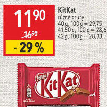 Tyčinka Finger Kit Kat Nestlé