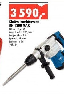 Bourací kladivo Scheppach Dh 1200 Max