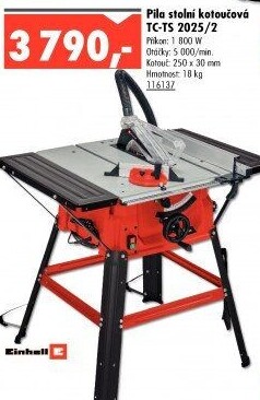 Stolní kotoučová pila Einhell TC-TS 2025/2