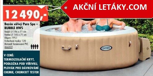 Vířivý bazén Pure Spa Bubble Intex