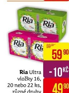 Dámské vložky Ria Ultra