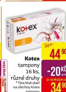 Tampony Kotex