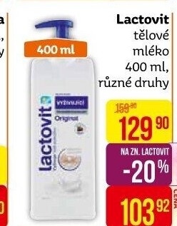 Tělové mléko Lactovit