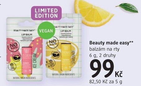 Balzám na rty Beauty Made Easy