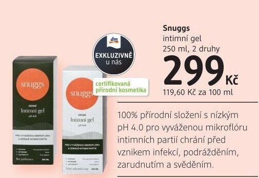 Gel intimní Snuggs
