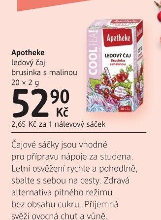 Ledový čaj Cool Tea Apotheke