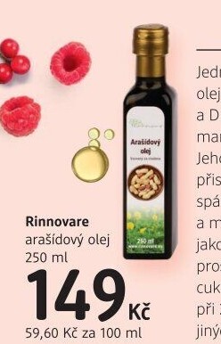 Olej arašídový Rinnovare