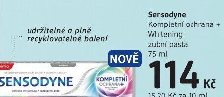 Pasta na zuby Kompletní ochrana + Whitening Sensodyne