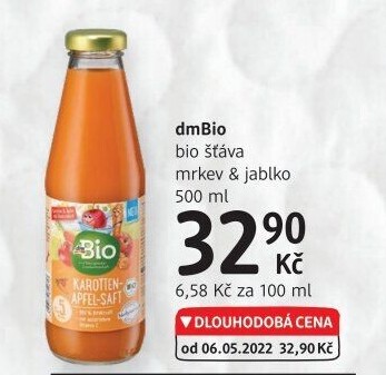 Šťáva ovocná dm Bio