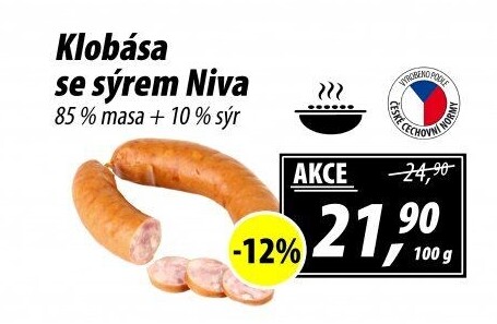 Klobása s nivou