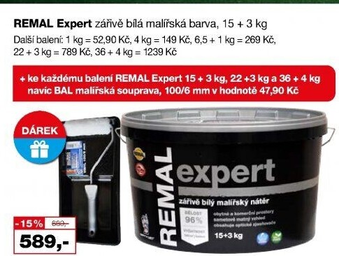 Malířský nátěr Expert Remal