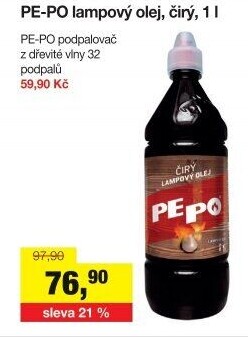 Lampový olej Pe-Po