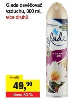 Osvěžovač vzduchu ve spreji Glade by Brise