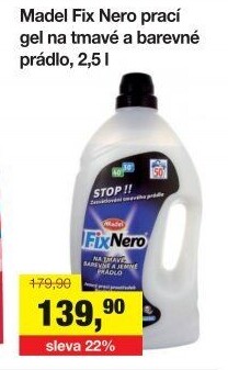 Prací prostředek Fix Nero Madel