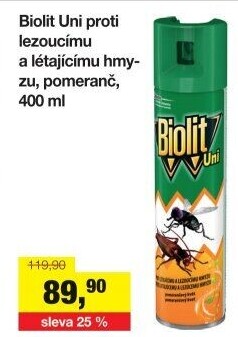 Přípravek proti mravencům a lezoucímu hmyzu sprej Uni Biolit