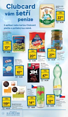 akční leták Tesco 15.6.2022-21.6.2022