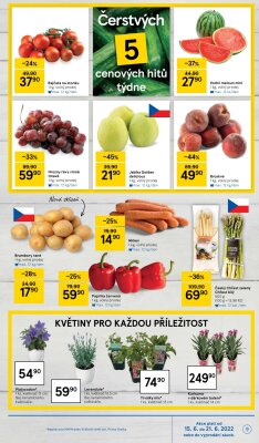 akční leták Tesco 15.6.2022-21.6.2022