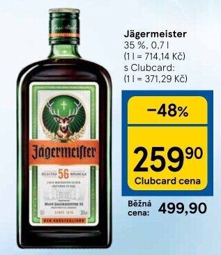 Bylinný likér Jägermeister