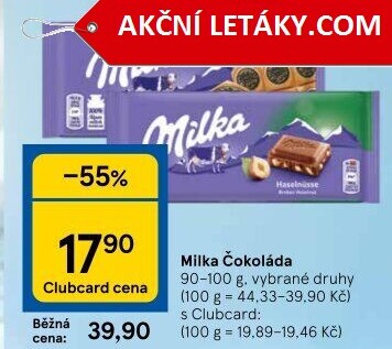 Čokoláda Milka