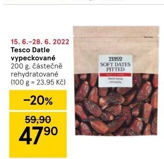 Datle bez pecky Tesco