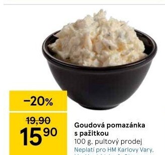 Goudová pomazánka s pažitkou