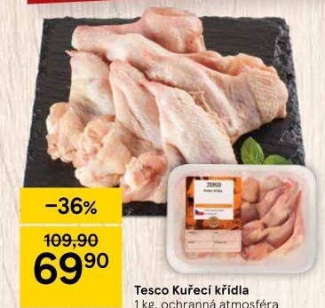 Kuřecí křídla Tesco