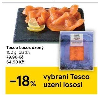 Losos uzený Tesco