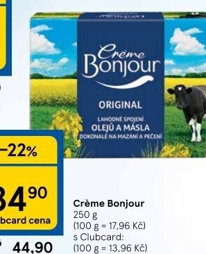 Margarín Créme Bonjour Rama