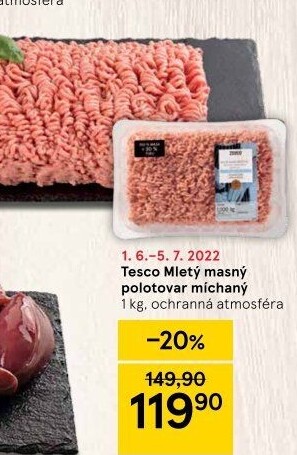 Mleté maso mix Tesco