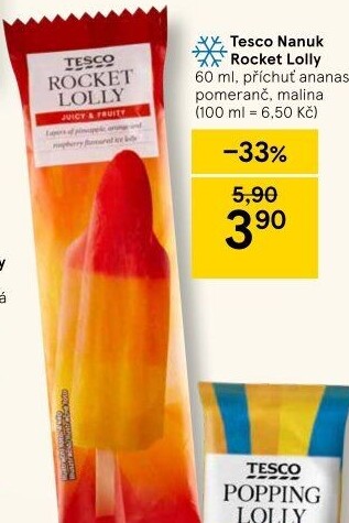 Nanuk Rocket Lolly Tesco