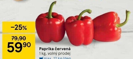 Paprika červená