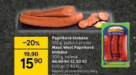 Papriková klobása