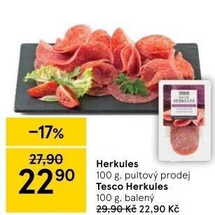Salám Herkules Tesco