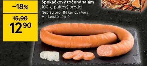 Salám špekáčkový točený