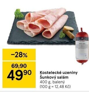 Salám šunkový Kostelecké uzeniny