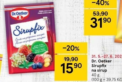 Sirupfix Dr. Oetker