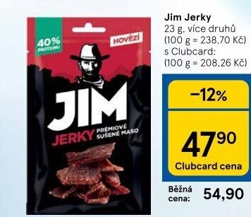Sušené maso Jim Jerky