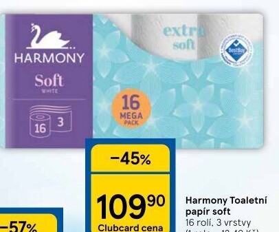 Toaletní papír 3vrstvý Harmony