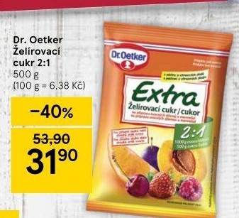 Želírovací cukr Extra Dr. Oetker