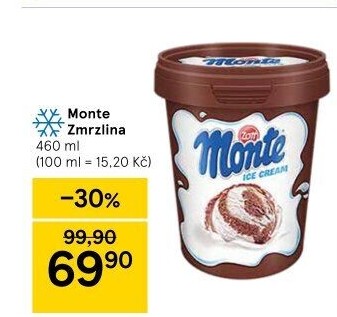 Zmrzlina v kelímku Monte Zott