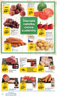 akční leták Tesco 15.6.2022-21.6.2022
