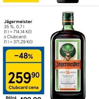 Bylinný likér Jägermeister