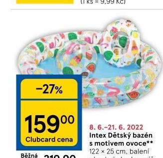 Dětský bazén Intex