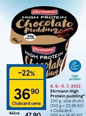 Dezert pudink High protein Ehrmann
