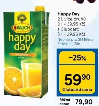 Džus Happy Day Rauch