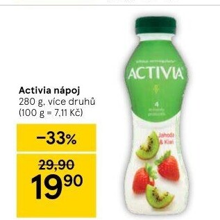 Jogurtový nápoj Activia Danone