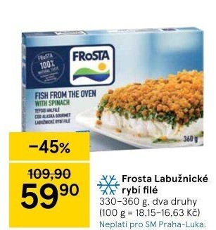 Rybí filé labužnické mražené Frosta