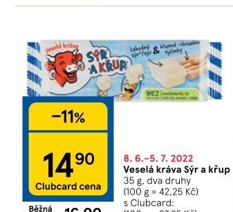 Sýr a křup Veselá kráva